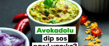 avokadolu dip sos nasil guacamole sosu tarifi 5 dk kapak